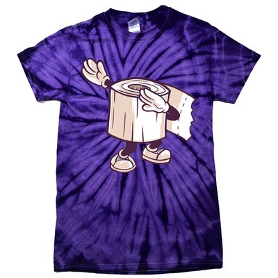 Dabbing Toilet Paper Tie-Dye T-Shirt