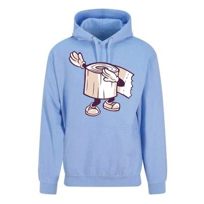 Dabbing Toilet Paper Unisex Surf Hoodie