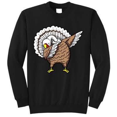 Dabbing Turkey Funny Thanksgiving Day Sweatshirt