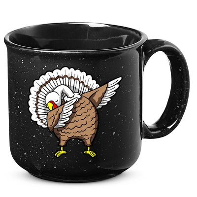 Dabbing Turkey Funny Thanksgiving Day 15oz Campfire Ceramic Mug