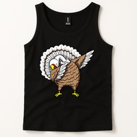 Dabbing Turkey Funny Thanksgiving Day Tank Top