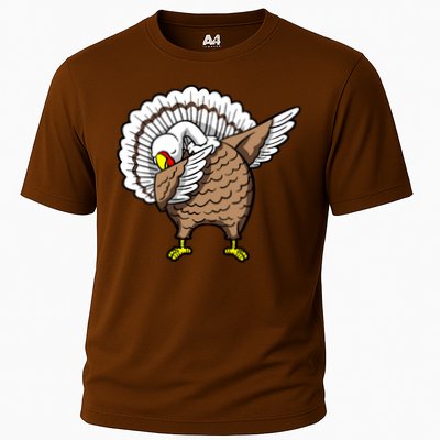 Dabbing Turkey Funny Thanksgiving Day Performance Shirt