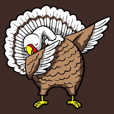 Dabbing Turkey Funny Thanksgiving Day T-Shirt