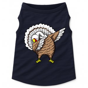 Dabbing Turkey Funny Thanksgiving Day Doggie Tank