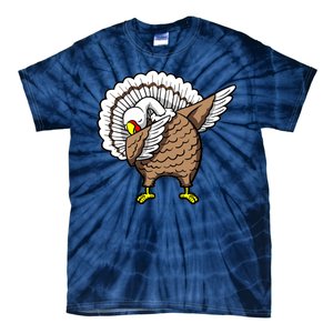 Dabbing Turkey Funny Thanksgiving Day Tie-Dye T-Shirt