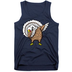 Dabbing Turkey Funny Thanksgiving Day Tank Top