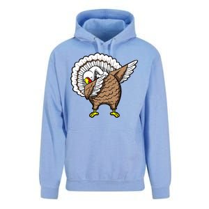 Dabbing Turkey Funny Thanksgiving Day Unisex Surf Hoodie