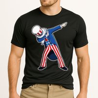 Dabbing Uncle Sam 4th of July Independence Day Cooling Performance Crew T-Shirt