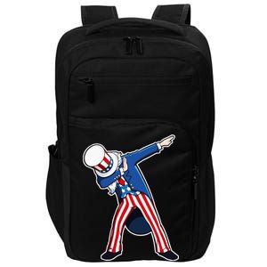 Dabbing Uncle Sam 4th of July Independence Day Impact Tech Backpack