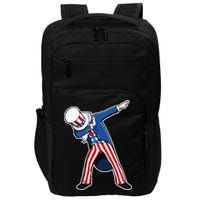 Dabbing Uncle Sam 4th of July Independence Day Impact Tech Backpack