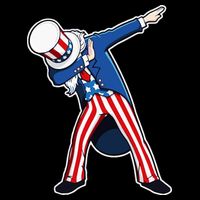 Dabbing Uncle Sam 4th of July Independence Day Impact Tech Backpack