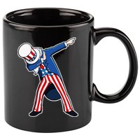 Dabbing Uncle Sam 4th of July Independence Day 11oz C Handle Ceramic Mug