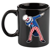 Dabbing Uncle Sam 4th of July Independence Day 11oz C Handle Ceramic Mug
