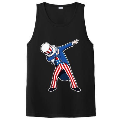 Dabbing Uncle Sam 4th of July Independence Day PosiCharge Competitor Tank