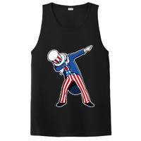 Dabbing Uncle Sam 4th of July Independence Day PosiCharge Competitor Tank