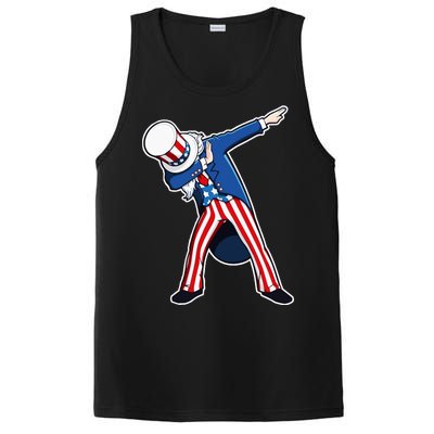 Dabbing Uncle Sam 4th of July Independence Day PosiCharge Competitor Tank