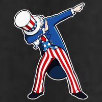 Dabbing Uncle Sam 4th of July Independence Day Golf Towel