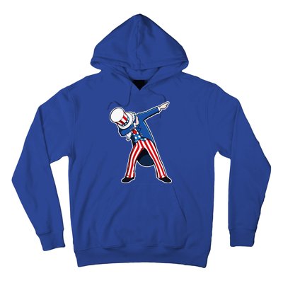 Dabbing Uncle Sam 4th of July Independence Day Hoodie