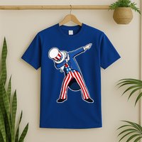 Dabbing Uncle Sam 4th of July Independence Day T-Shirt