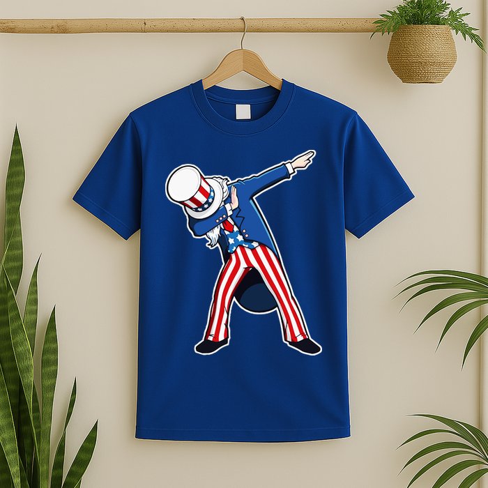 Dabbing Uncle Sam 4th of July Independence Day T-Shirt