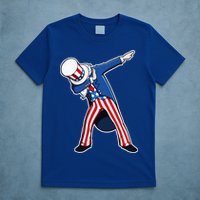 Dabbing Uncle Sam 4th of July Independence Day T-Shirt