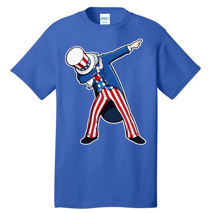 Dabbing Uncle Sam 4th of July Independence Day Tall T-Shirt