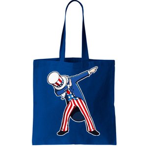 Dabbing Uncle Sam 4th of July Independence Day Tote Bag