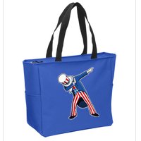 Dabbing Uncle Sam 4th of July Independence Day Zip Tote Bag