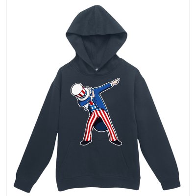 Dabbing Uncle Sam 4th of July Independence Day Urban Pullover Hoodie