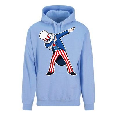 Dabbing Uncle Sam 4th of July Independence Day Unisex Surf Hoodie