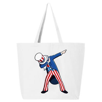 Dabbing Uncle Sam 4th of July Independence Day 25L Jumbo Tote