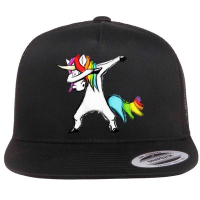 Dabbing Unicorn - Autism Awareness Flatbill Hat