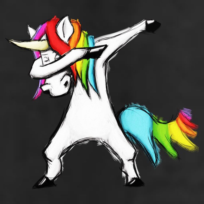 Dabbing Unicorn - Autism Awareness Golf Towel
