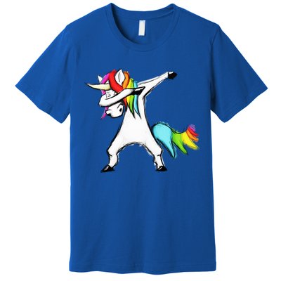 Dabbing Unicorn - Autism Awareness Premium T-Shirt