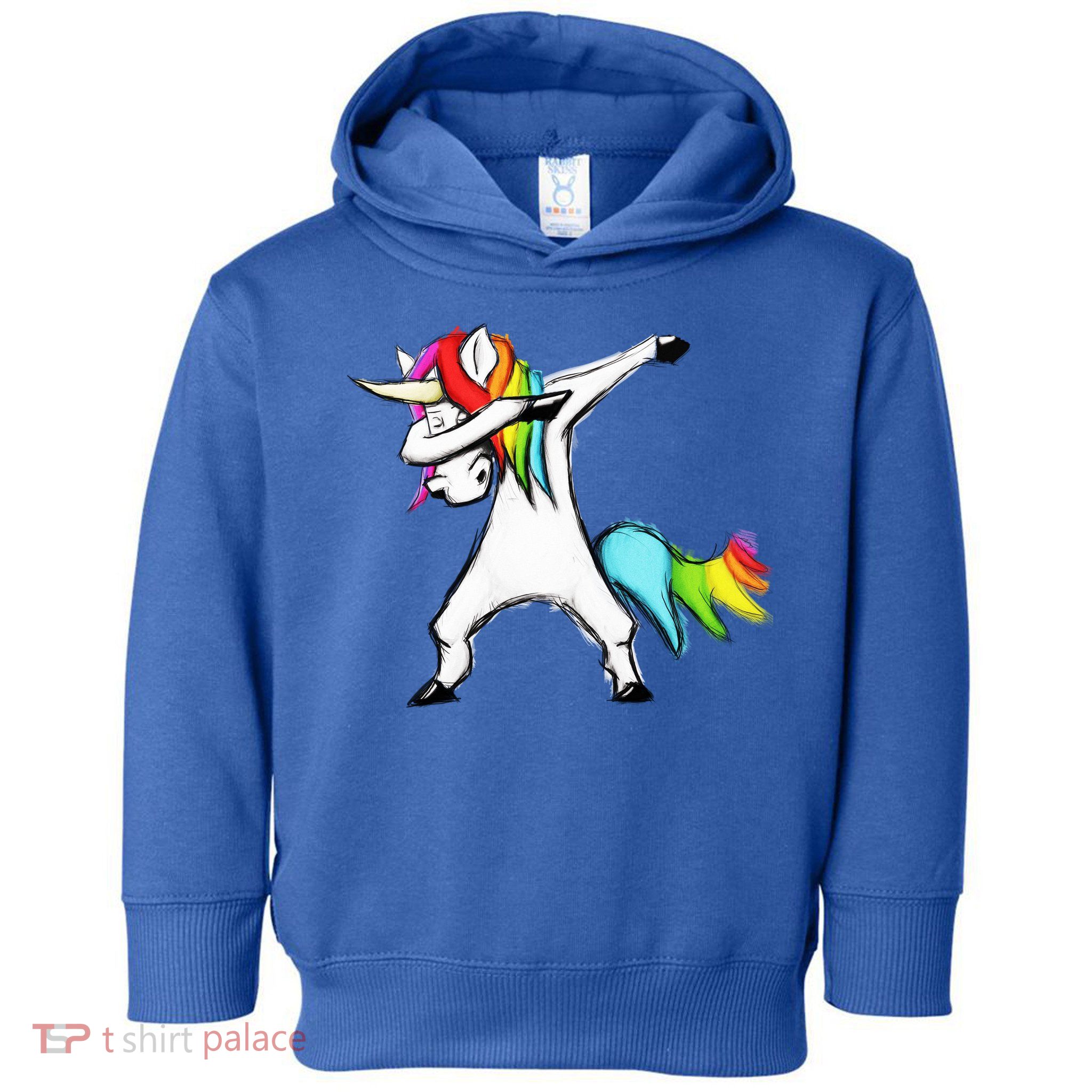 Dabbing Unicorn - Autism Awareness Toddler Hoodie