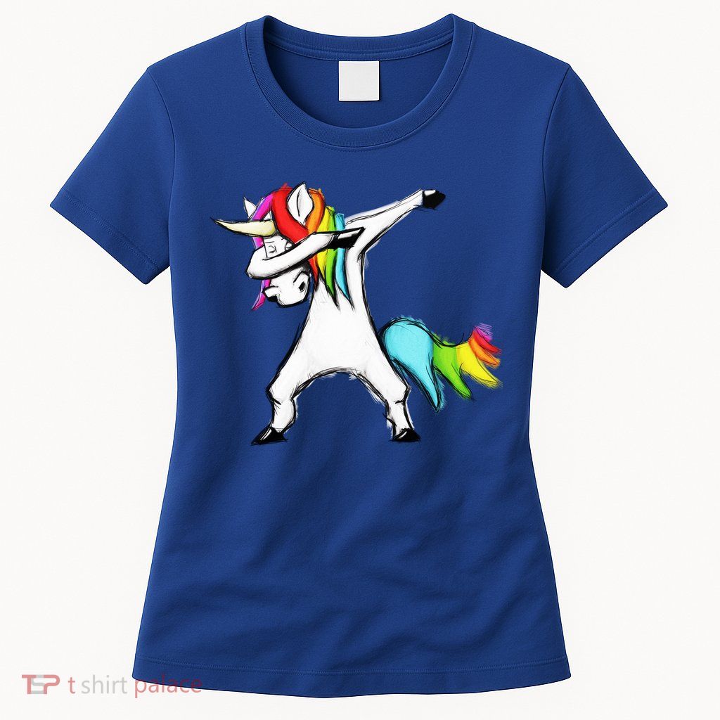Dabbing Unicorn - Autism Awareness Womens T-Shirt