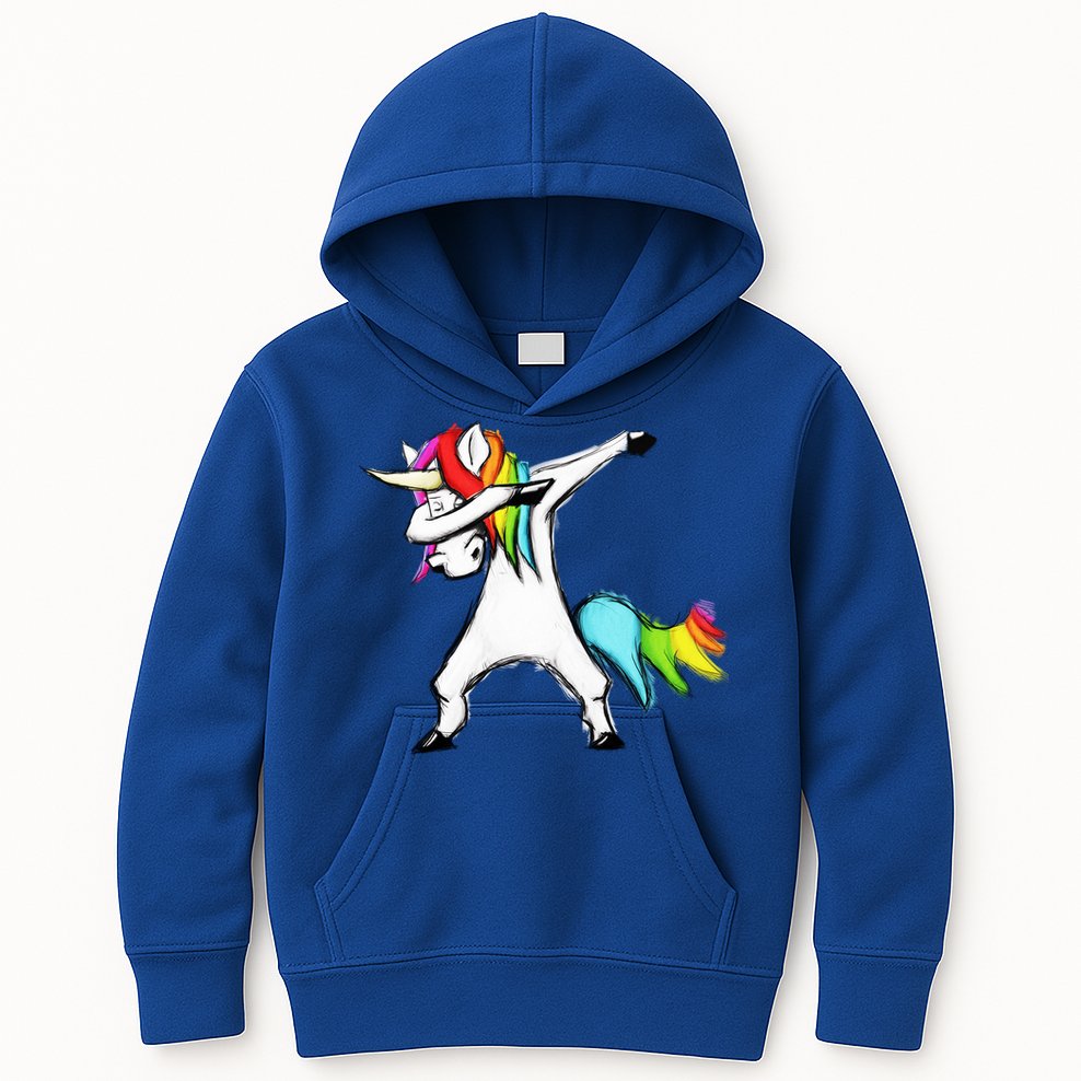 Dabbing Unicorn - Autism Awareness Kids Hoodie