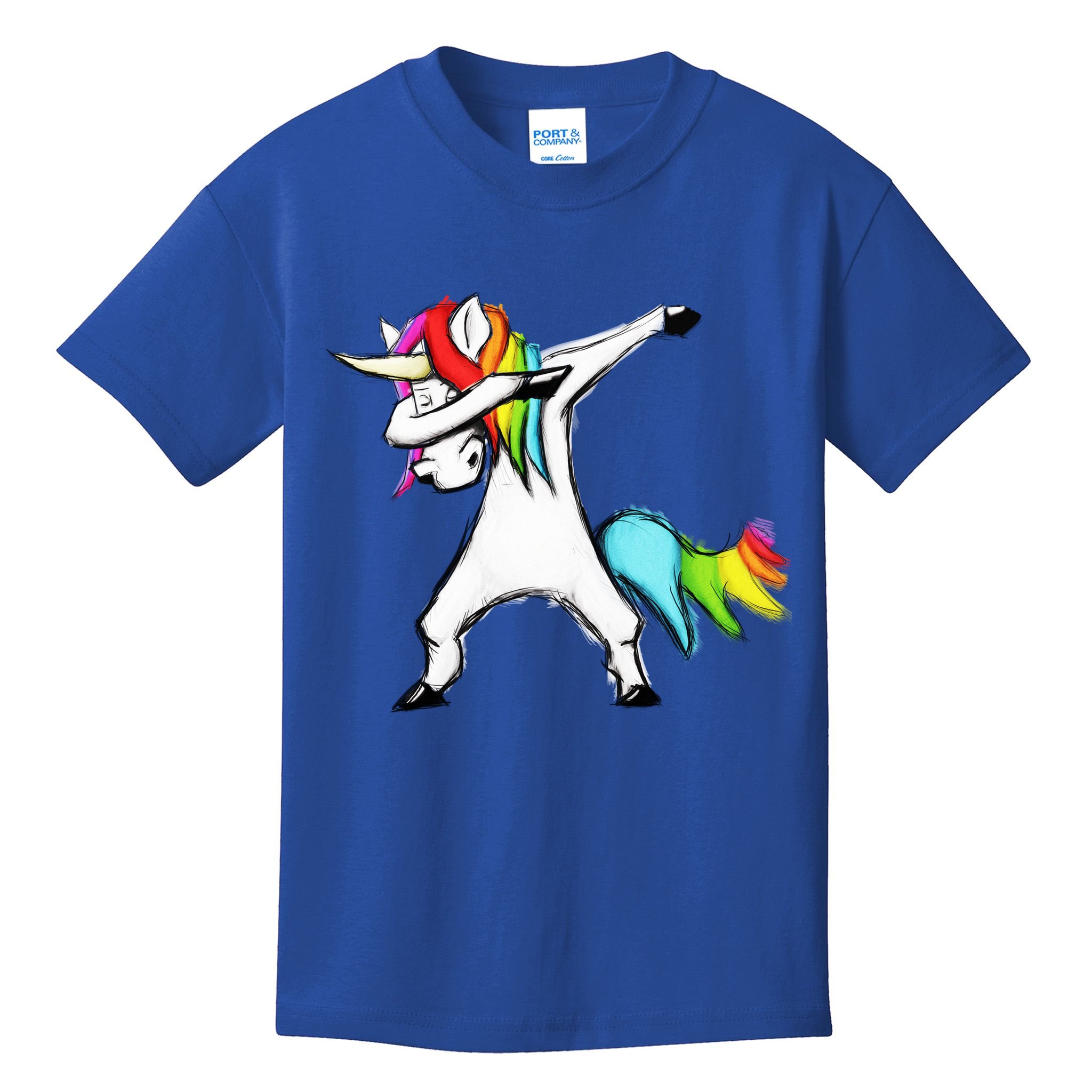 Dabbing Unicorn - Autism Awareness Kids T-Shirt