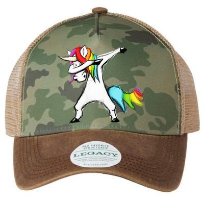 Dabbing Unicorn Legacy Tie Dye Trucker Hat