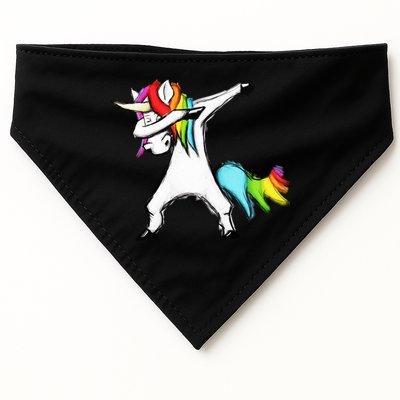 Dabbing Unicorn USA-Made Doggie Bandana