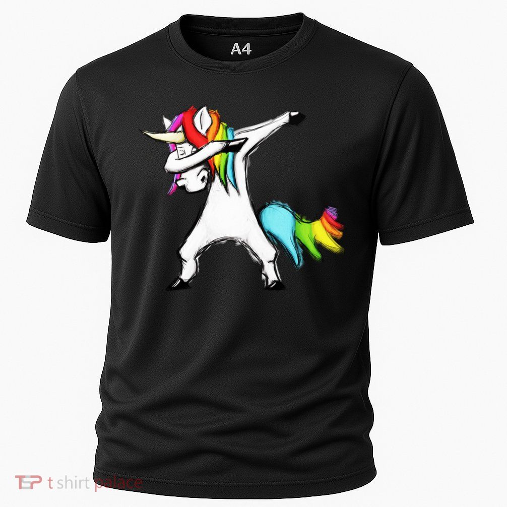 Dabbing Unicorn Performance Shirt