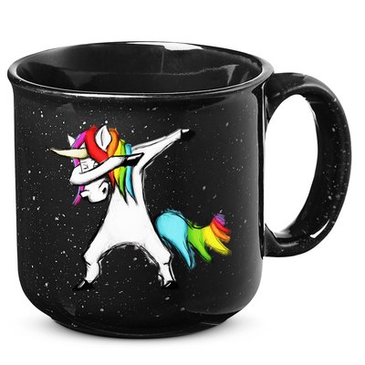 Dabbing Unicorn 15oz Campfire Ceramic Mug