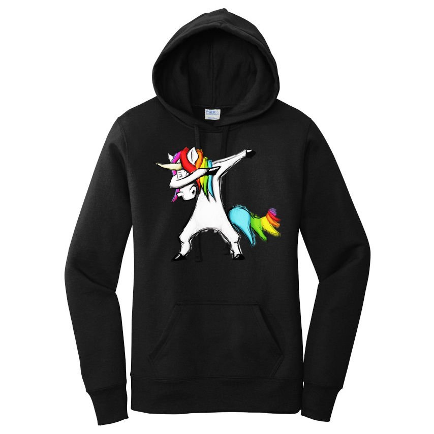 Dabbing Unicorn Women's Pullover Hoodie