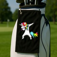 Dabbing Unicorn Golf Towel