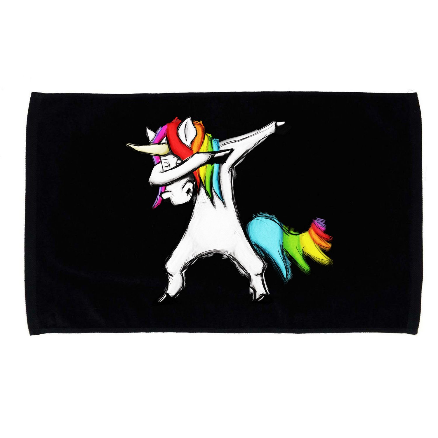 Dabbing Unicorn Microfiber Hand Towel