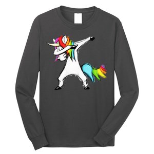 Dabbing Unicorn Long Sleeve Shirt