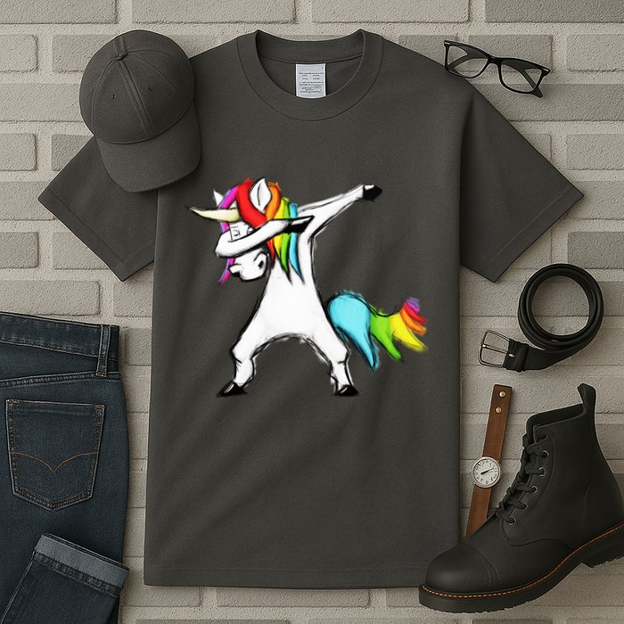 Dabbing Unicorn Tall T-Shirt