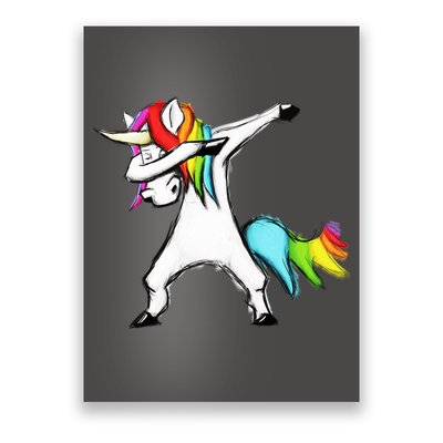 Dabbing Unicorn Poster