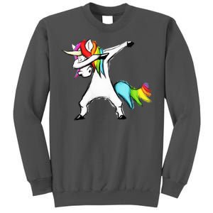 Dabbing Unicorn Tall Sweatshirt