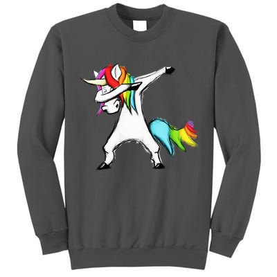Dabbing Unicorn Tall Sweatshirt